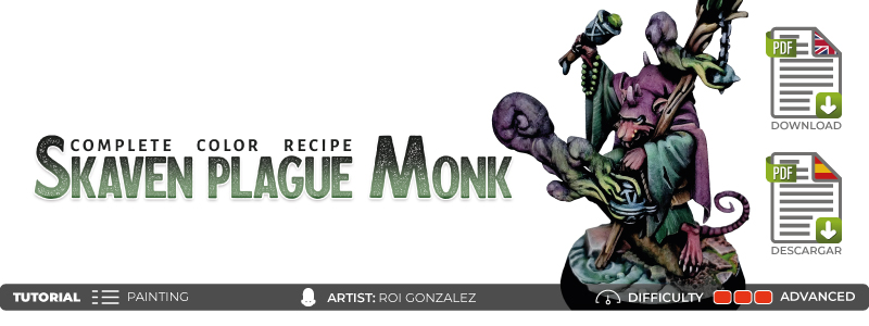 Skaven Plague Monk - Painting tutorial